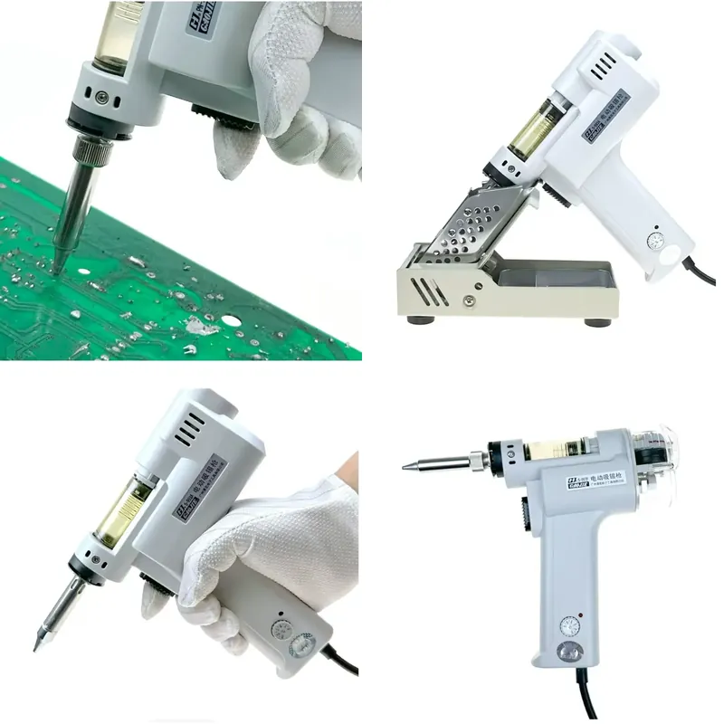 Desoldering Gun Vacuum Electric - สำหรับ S-993A ปั๊มดูดตะกั่วไฟฟ้า 100W ปืนดูดตะกั่ว 2-in-1