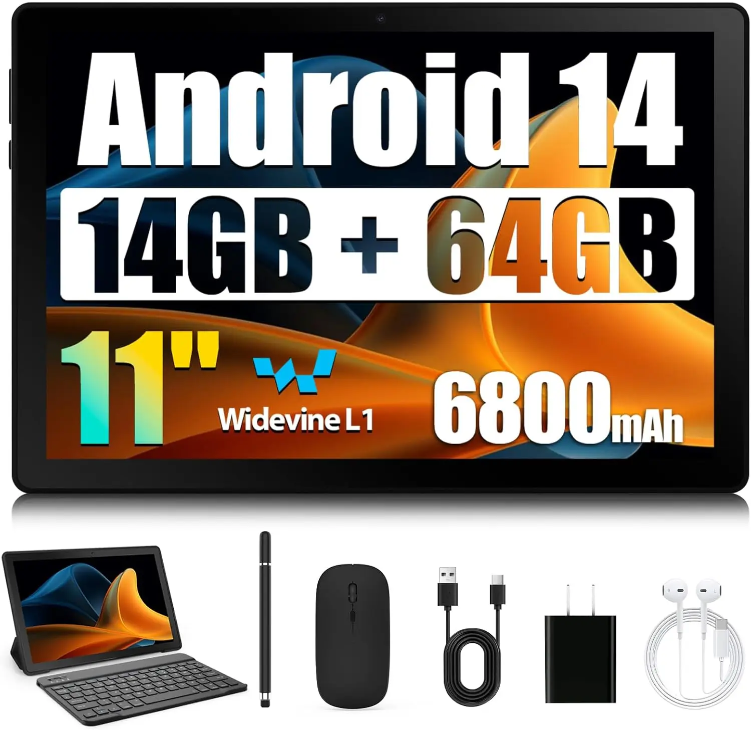 Khadas Vim4 8Gb - URAO แท็บเล็ตขนาด 11 นิ้ว Android 14GB