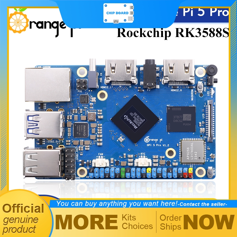 Radxa Rock 5B 16Gb - บอร์ดพัฒนา Orange Pi 5 Pro ใช้ชิป