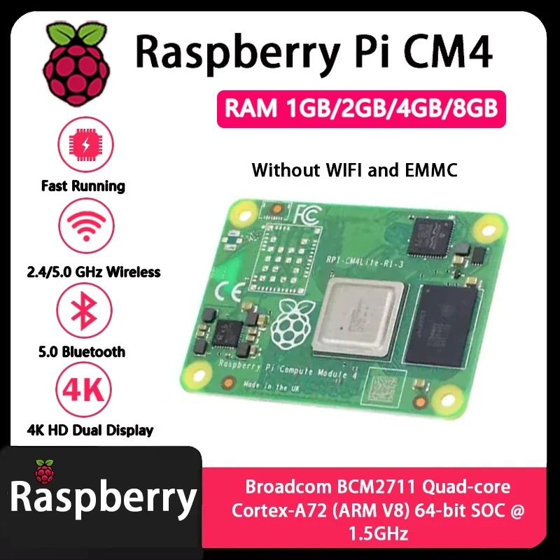 Raspberry Pi CM4 แรม 1GB/2GB/4 - Raspberry Pi Compute Module 4 8Gb 32Gb บทวิจารณ์และราคา